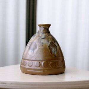 Vintage Treasure Craft USA Pottery Vase/Drip Glaze